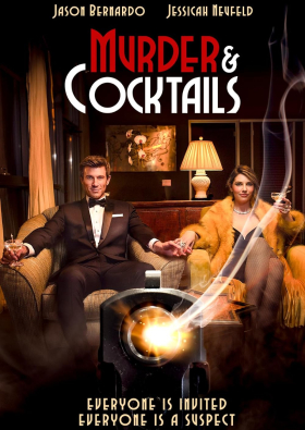 Poster Murder and Cocktails