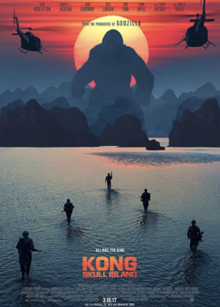 Nonton Godzilla x Kong The New Empire 2024 - Poster Kong Skull Island 2017